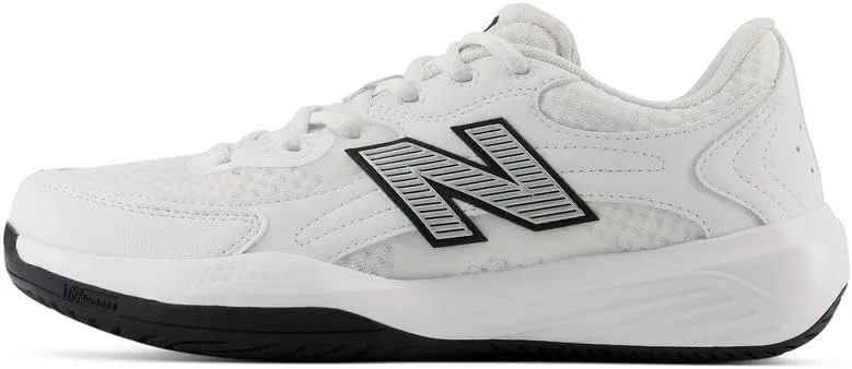 Детские кроссовки для девочек 696v7 New Balance, Nb White/Black — фото 2