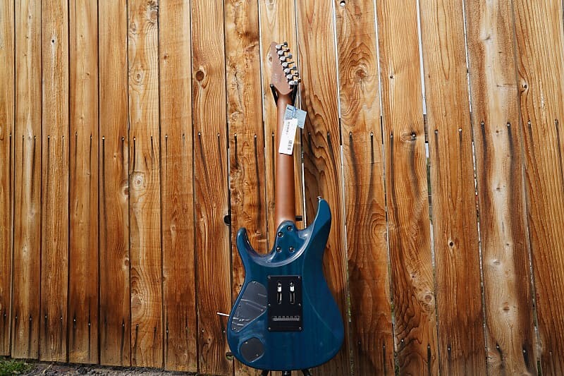 Ibanez Signature MM7 Martin Miller Trans Aqua Blue 7-струнная