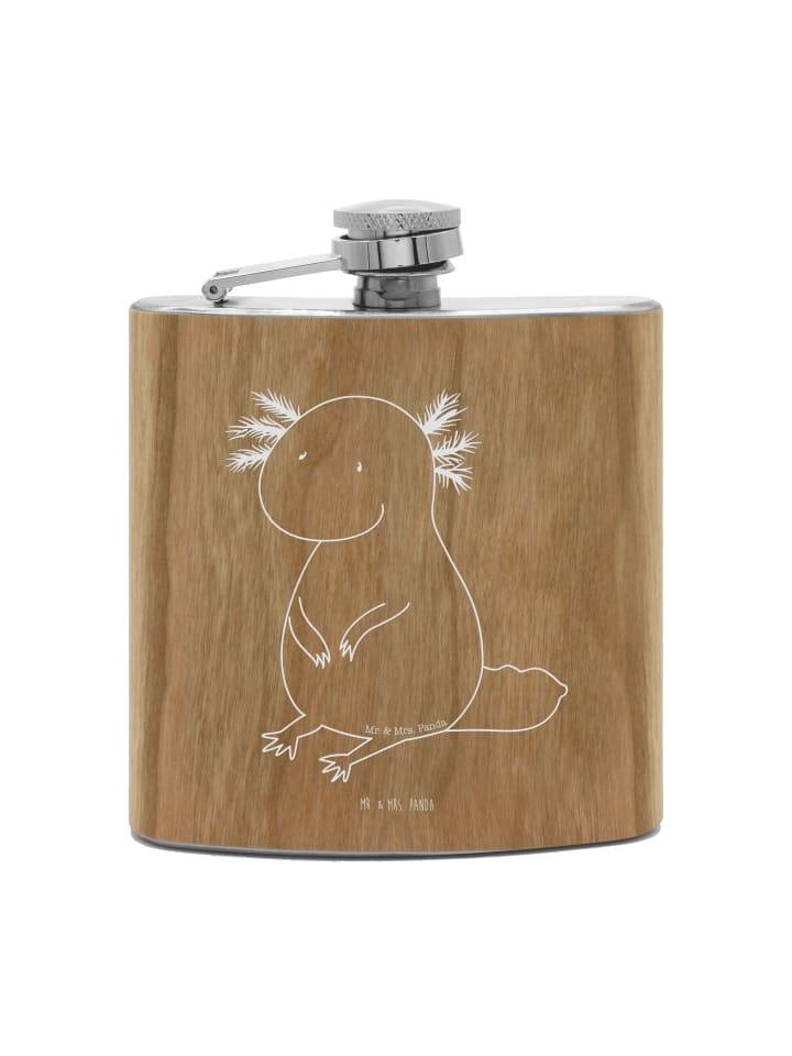 

Mr. & Mrs. Panda Милая фляжка в виде аксолотля без надписи, коричневого цвета