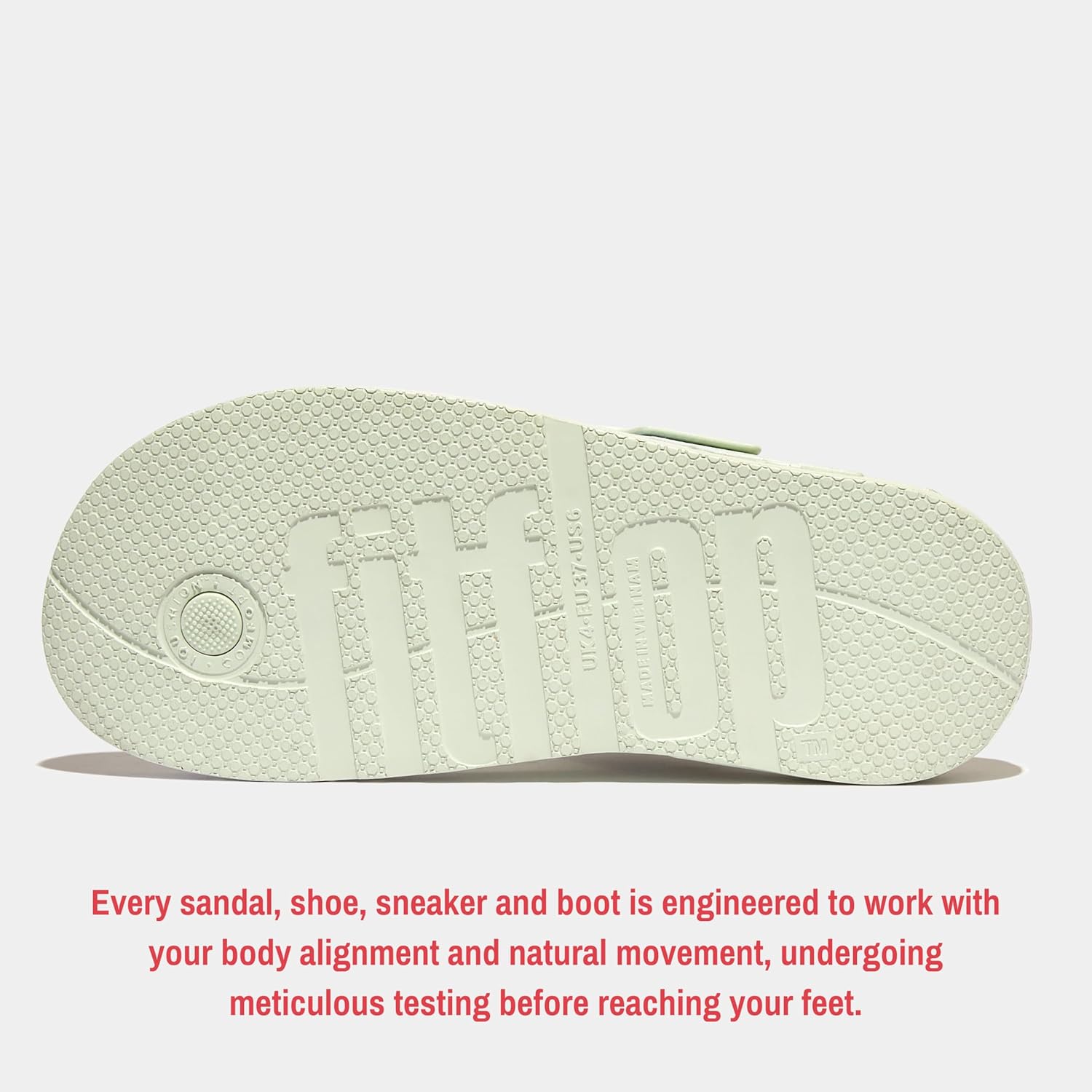 Мужские эргономичные шлепанцы FitFlop Iqushion, голубой — фото 3