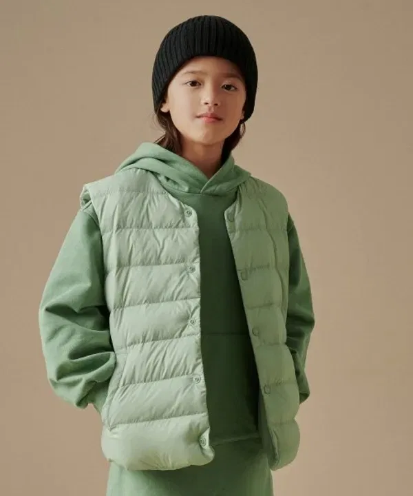 Жилет стеганый легкий, Musinsa Standard Kids, Dusty Mint