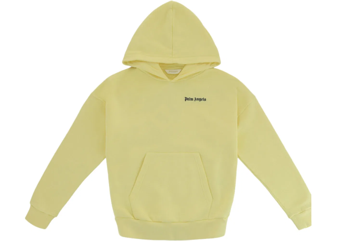 Детский худи с принтом Palm Angels Hoodie, Navy/Yellow