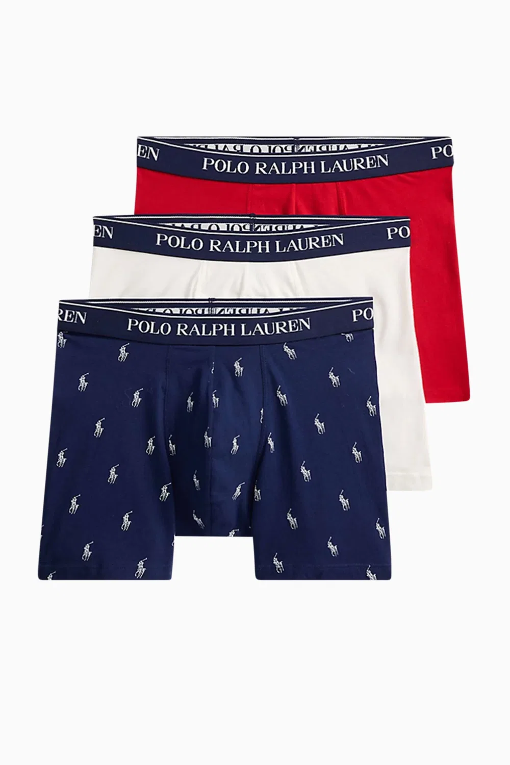 Трусы-боксеры с принтом комплект из 3 штук Polo Ralph Lauren