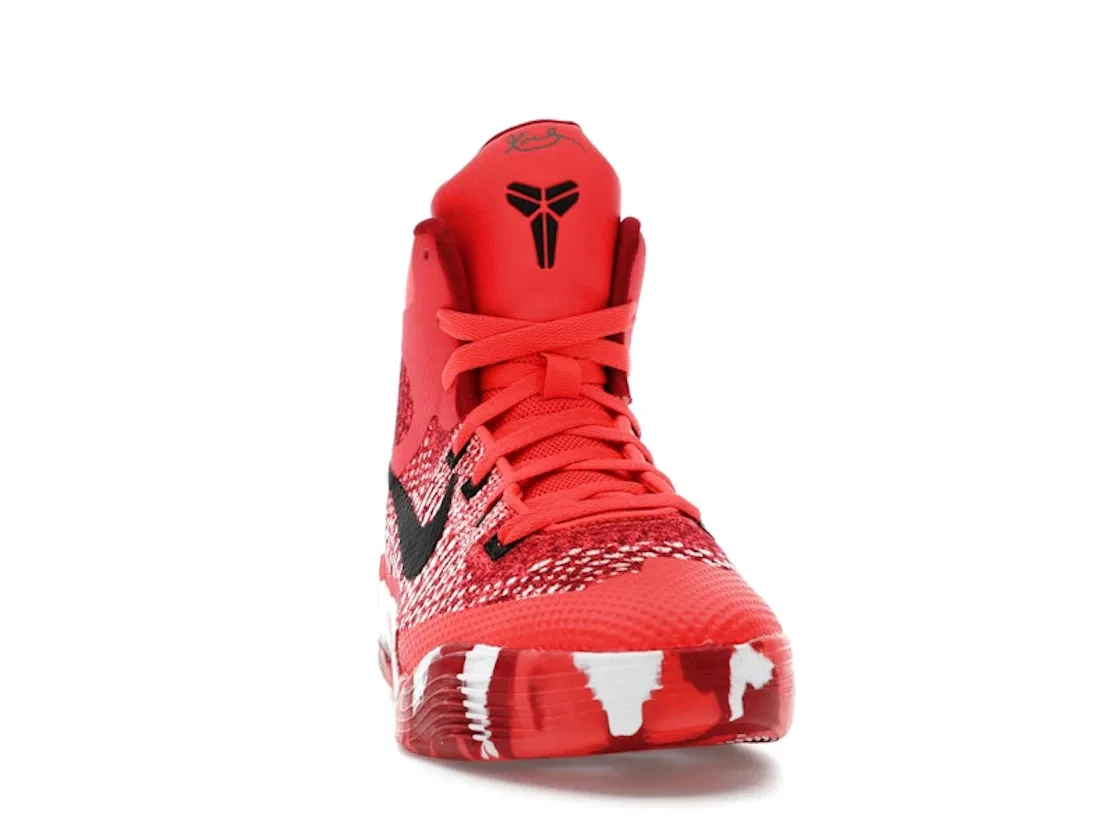 Детские кроссовки с высоким верхом Nike Kobe 9 Elite Protro, Bright Crimson/Black/White — фото 2