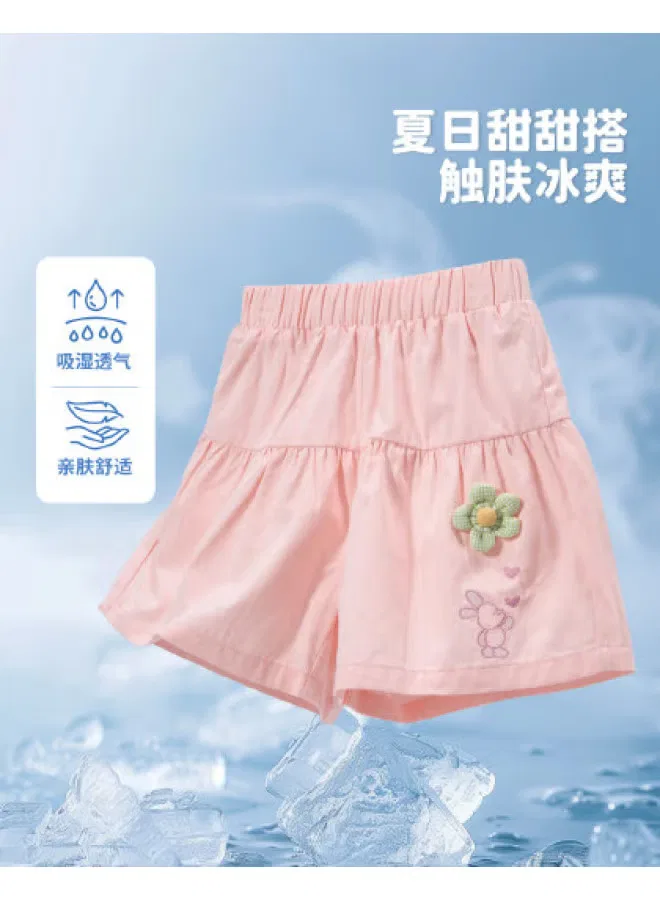 Шорты легкие свободные детские спортивные Bornbay, розовый