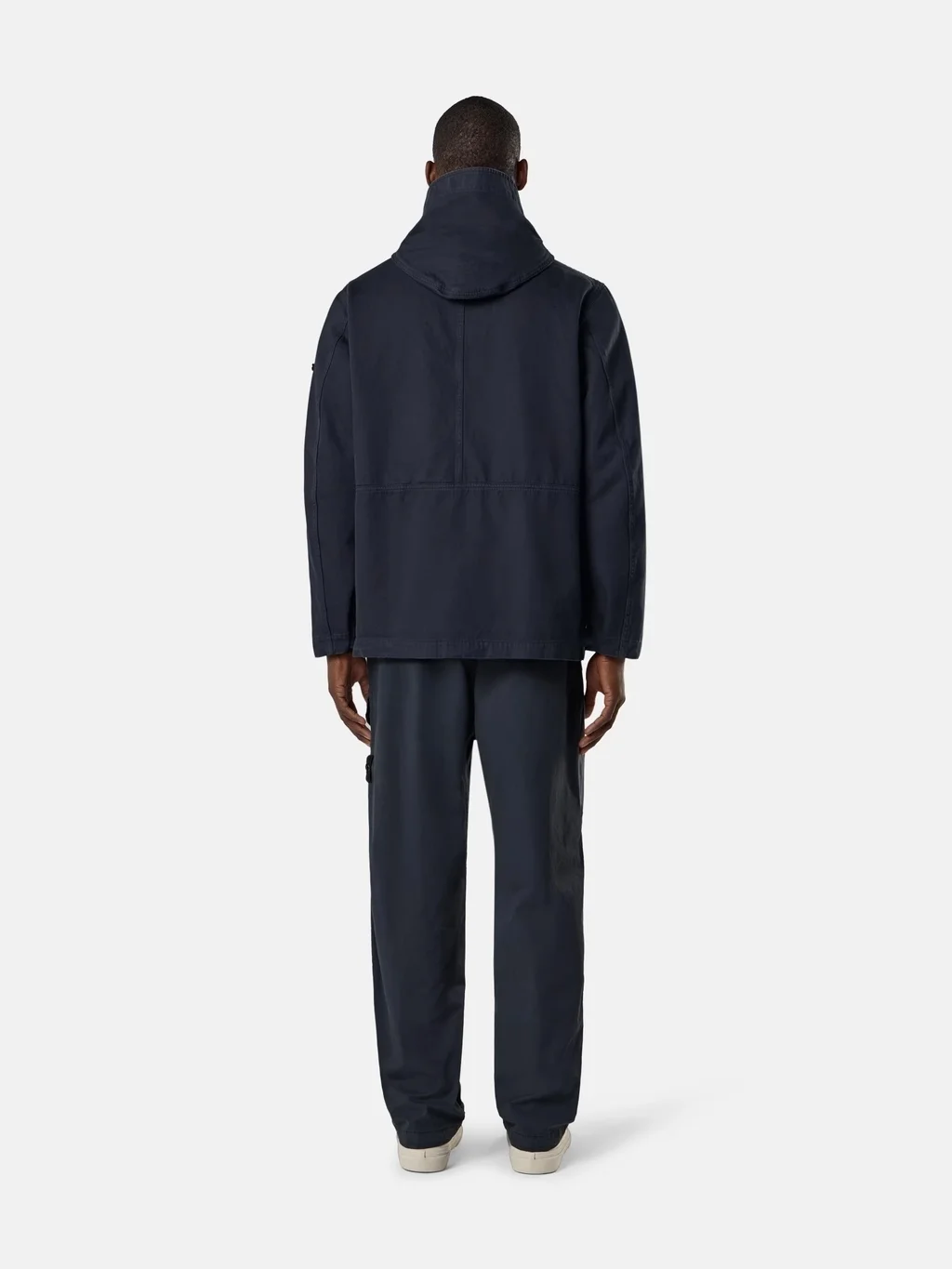 Мужские брюки-карго Stone Island Loose Fit With Drawstring Cuffs, темно-синий — фото 3