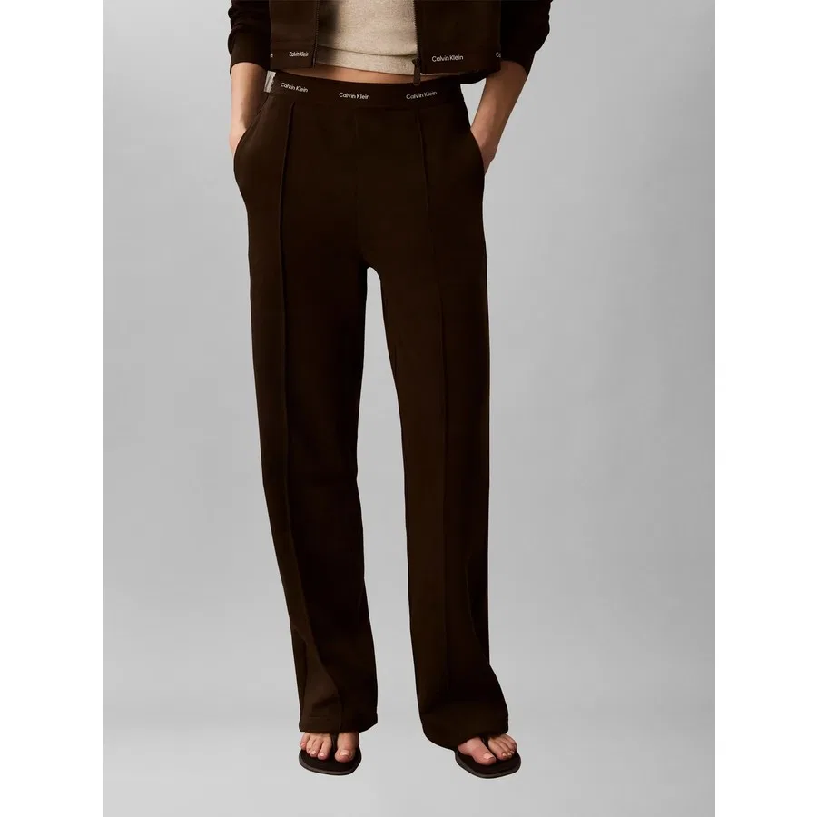 Спортивные штаны Calvin Klein Terry Logo Waistband, Кремовый — фото 2