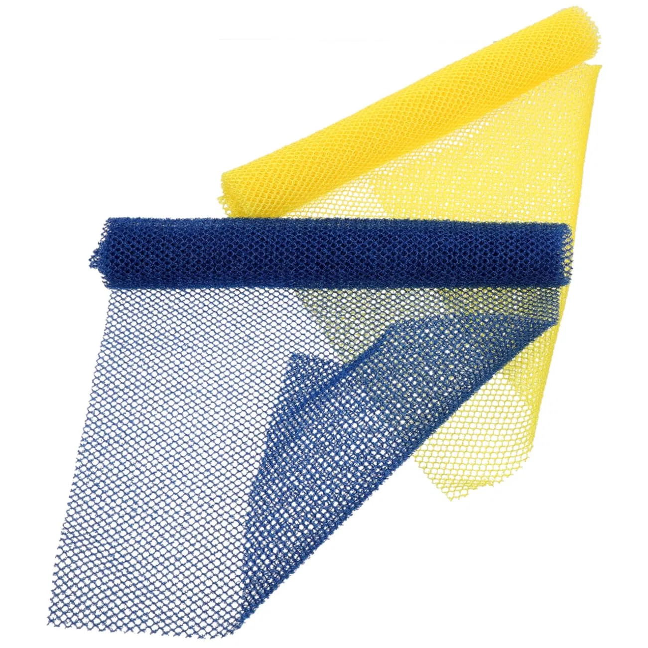 Набор мочалок для душа African Exfoliating Net, FRCOLOR, 10 шт, 80x30 см, Синий — фото 2