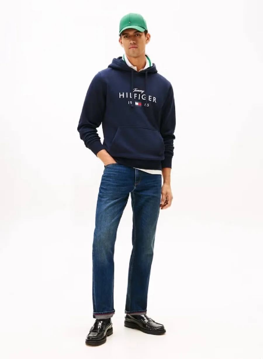 Худи Tommy Hilfiger Logo Graphic Flex, синий — фото 2