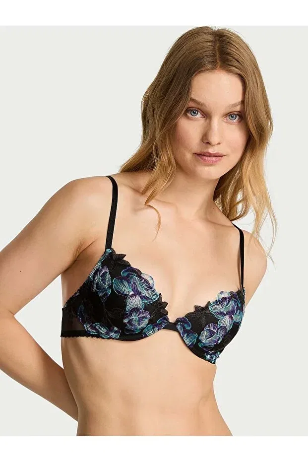 Женский бюстгальтер с вышивкой Orchid Embroidered Victoria'S Secret, Mavi Orchids