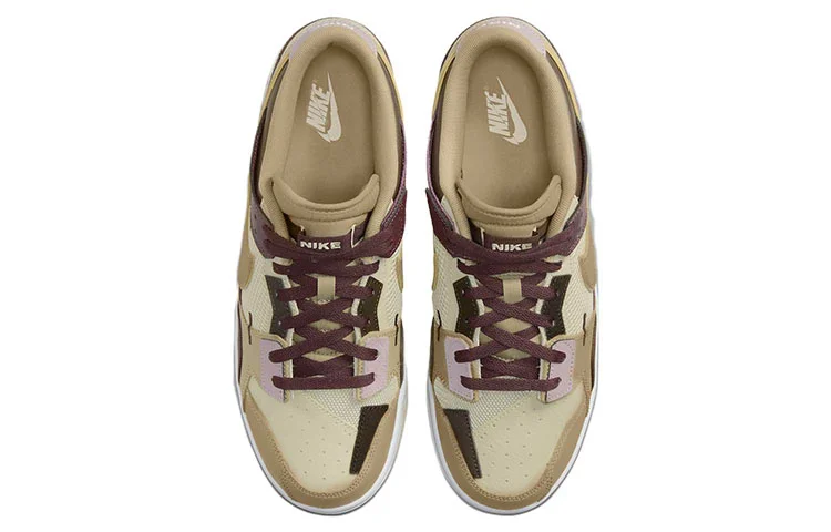 Кроссовки Nike Dunk Low Scrap, бежевый/коричневый — фото 4