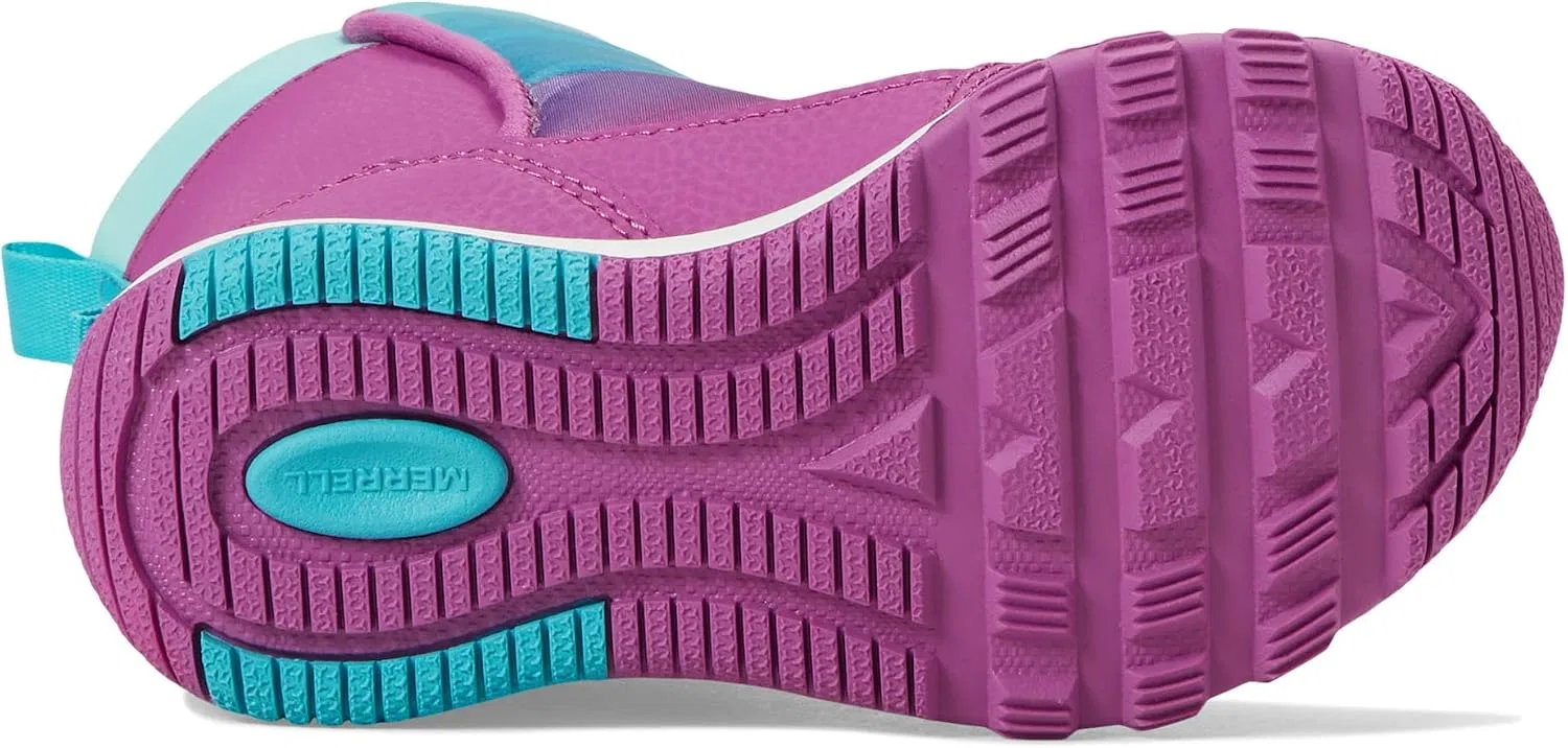 Детские ботинки водонепроницаемые Free Roam Puffer Merrell, Berry/Turq — фото 3