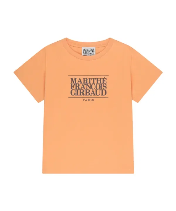 Футболка с логотипом Kids Classic, Marithé Kids, оранжевый — фото 2