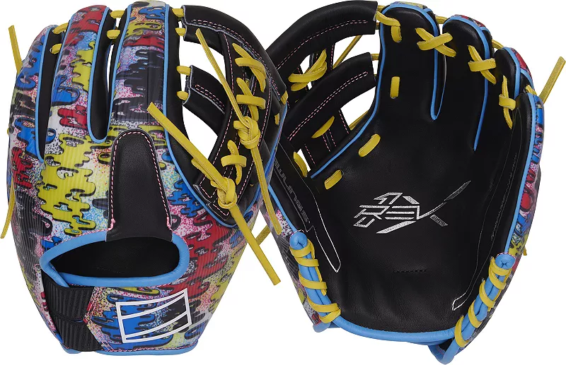 

Перчатки Rawlings серии REV1X 11,5 дюймов, 2024 г, черный/желтый