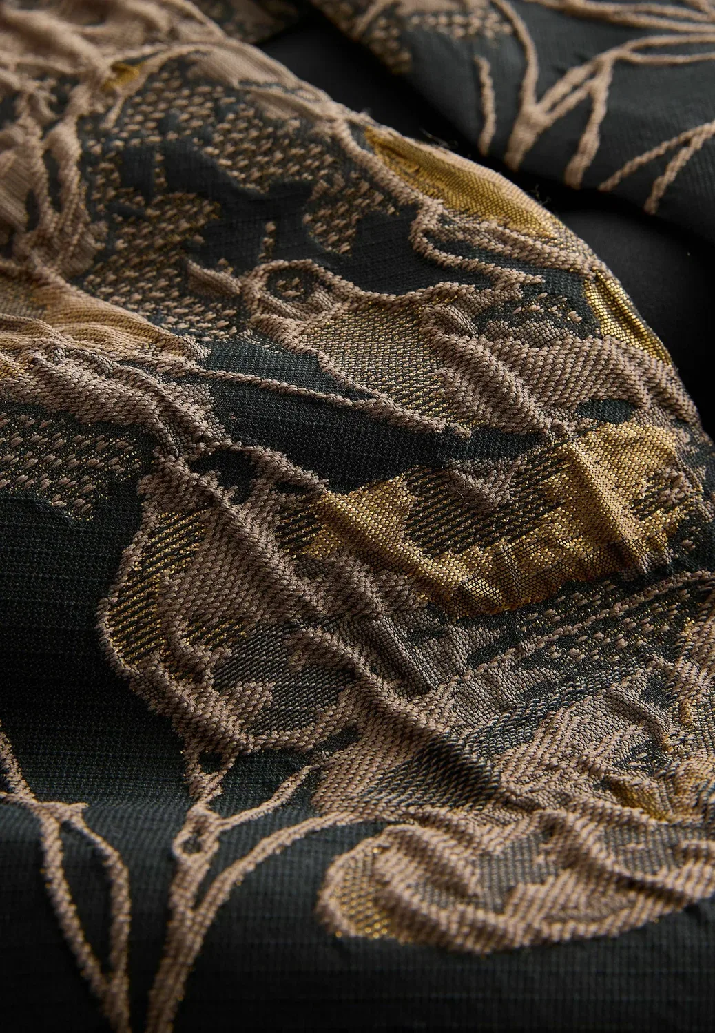 Куртка-Бомбер, накидка - блейзер Next, Gold Jacquard — фото 2
