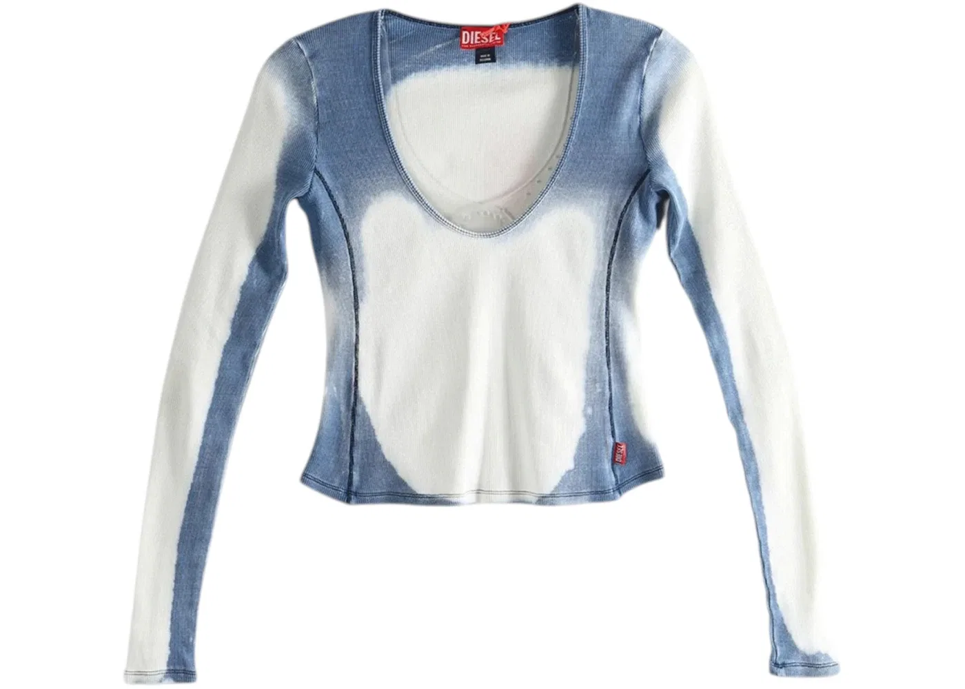 Женская футболка с длинным рукавом T-Ulio Diesel, Blue/White
