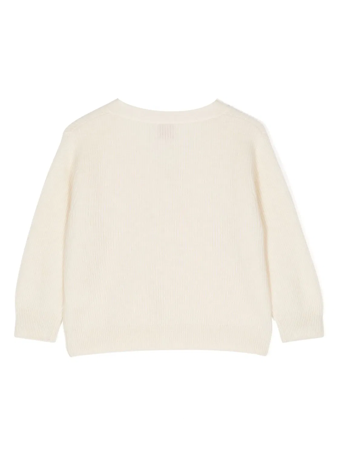 Кардиган с V-образным вырезом из кашемира Cashmere In Love, белый — фото 2