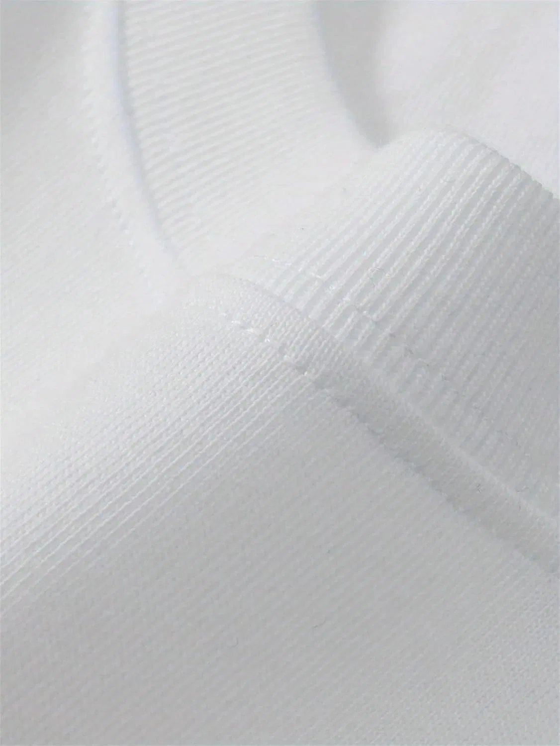 Мужская свободная футболка с каплевидным плечом, White — фото 3