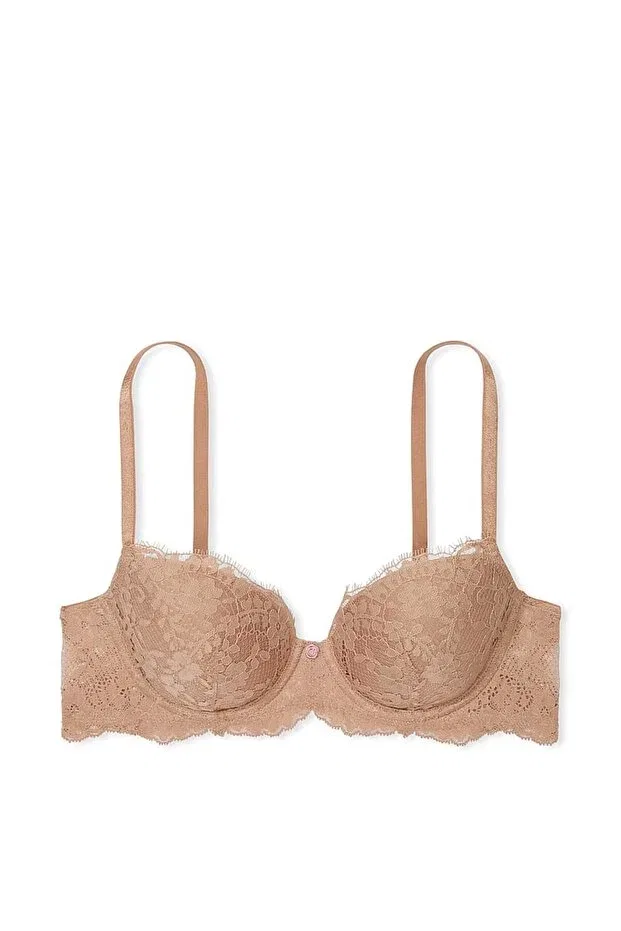 Женский бюстгальтер с кружевом Victoria'S Secret, Praline — фото 4