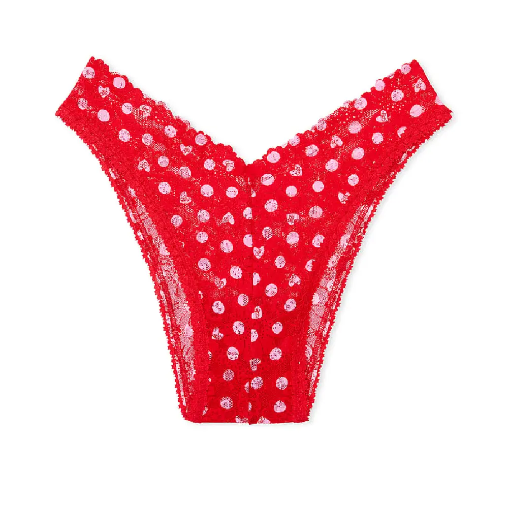 

Трусы Victoria's Secret Pink Wink V-front Brazilian, красный