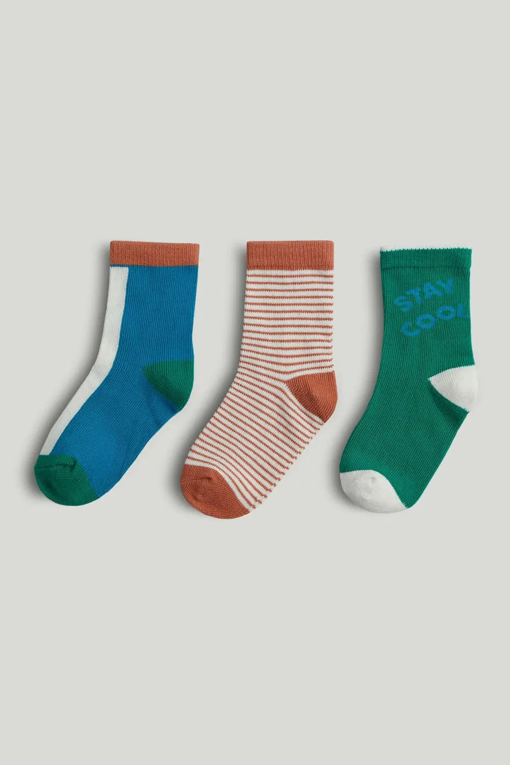 Носки комплект из 3 пар Mothercare, мультиколор