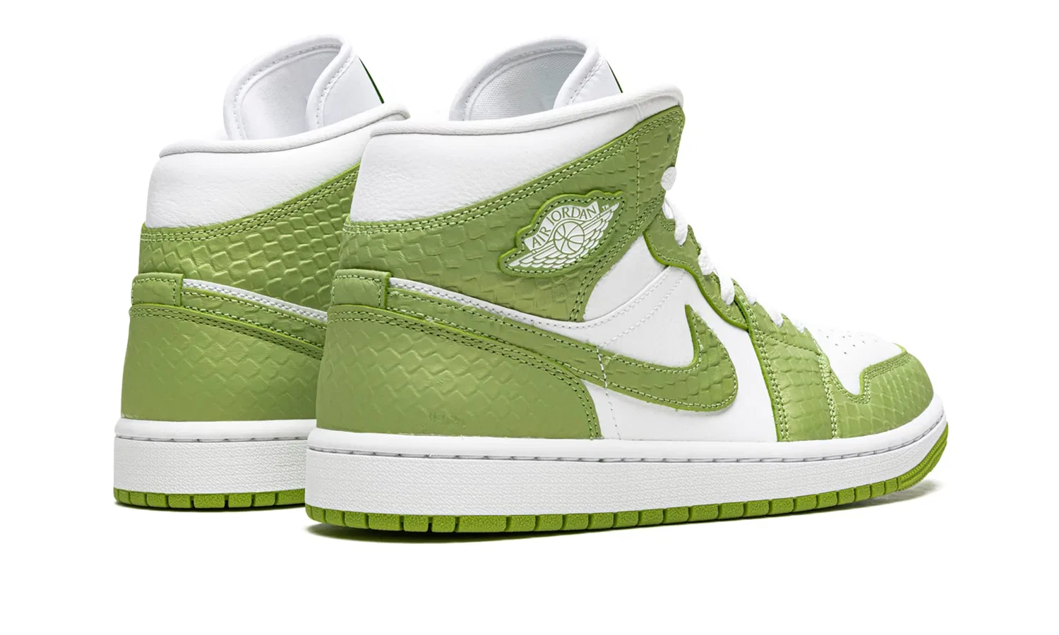 Мужская футболка с длинным рукавом NIKE, Vivid White Green White — фото 2