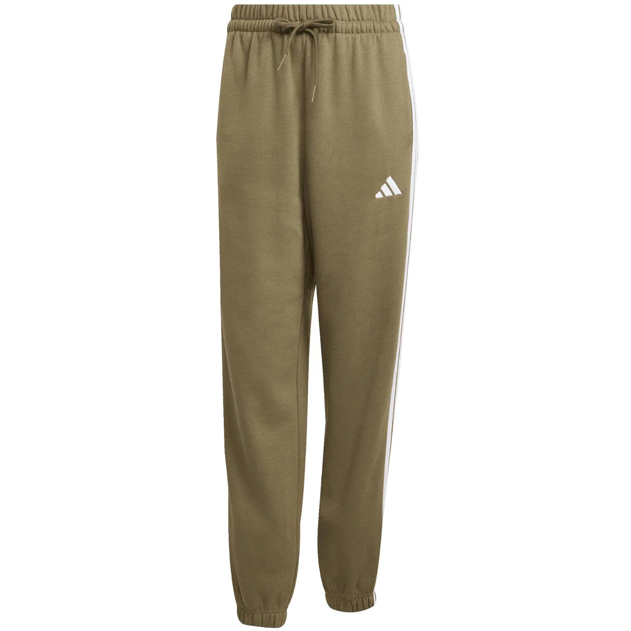 Женские спортивные штаны свободного кроя Essentials 3-Stripes Adidas, Grun Weiss — фото 2