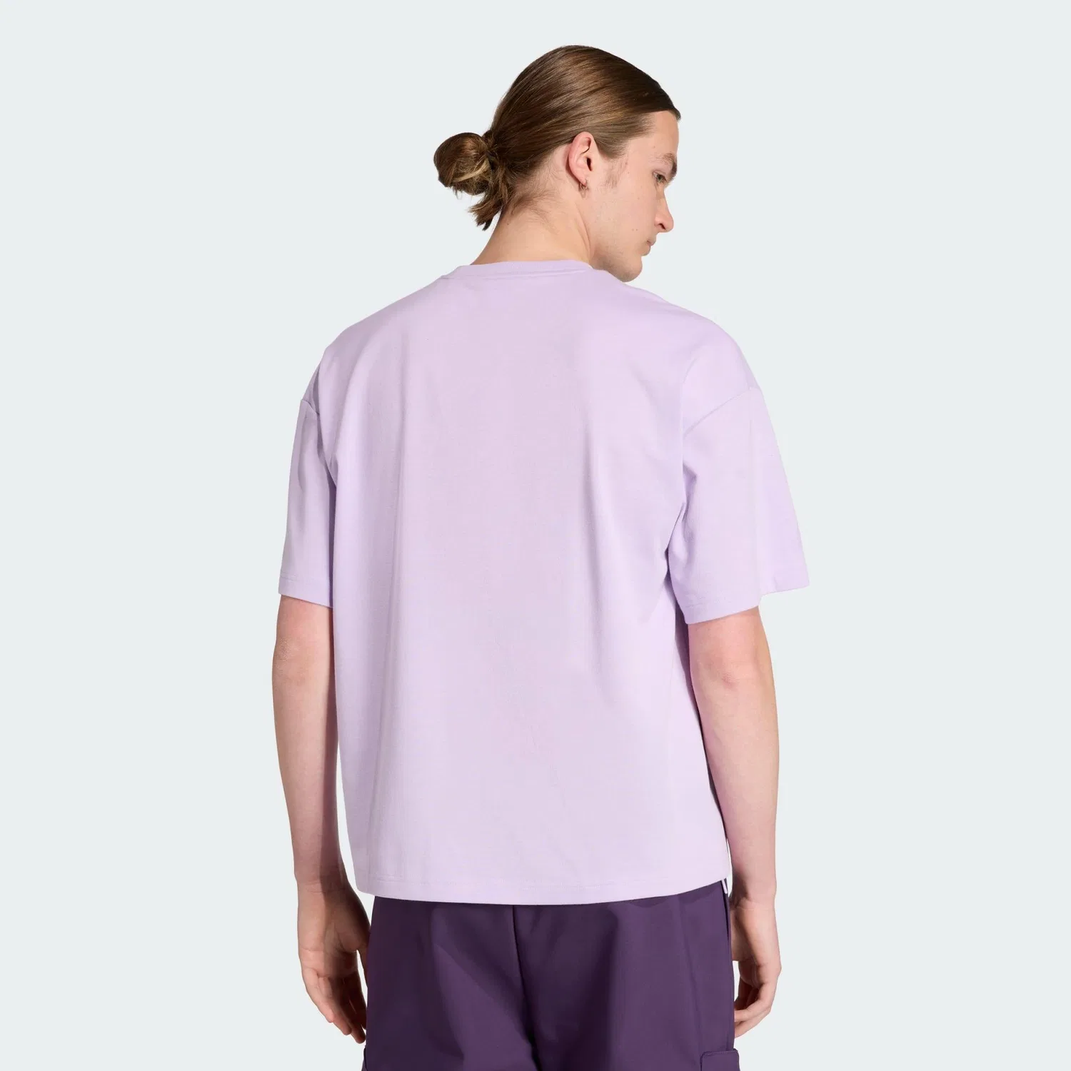 Мужская футболка с принтом Mercedes-AMG Petronas Formula One Team Premium Woven Adidas, Pastellmagenta — фото 3