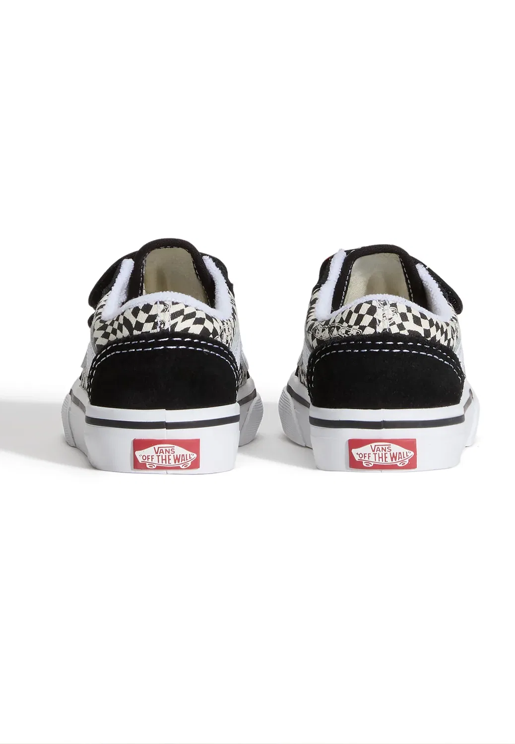 Олдскул против унисекс - кроссовки Vans, Black/Marshmallow/Multi — фото 4