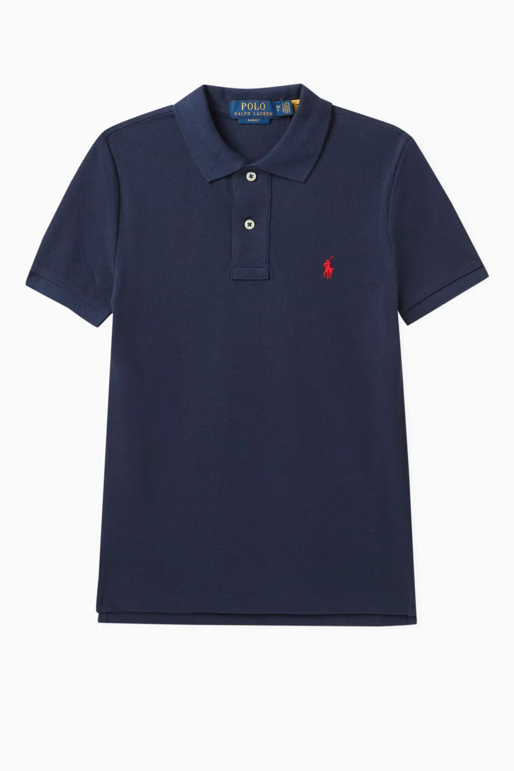 Поло хлопковое Custom Fit Polo Shirt Polo Ralph Lauren