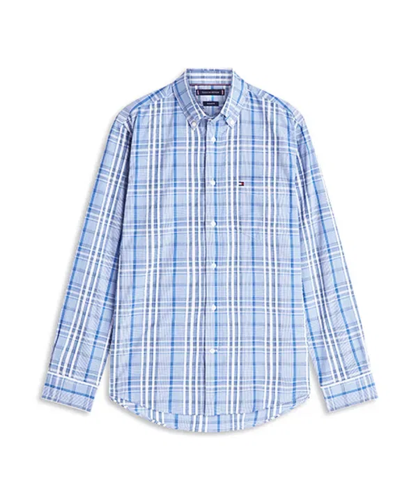 Рубашка из сисака ткани, регулярная посадка, Tommy Hilfiger — фото 2