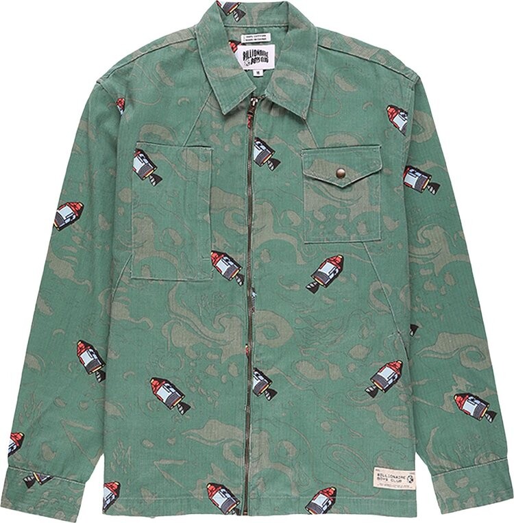 

Рубашка Billionaire Boys Club Space Woven Shirt 'Green', зеленый