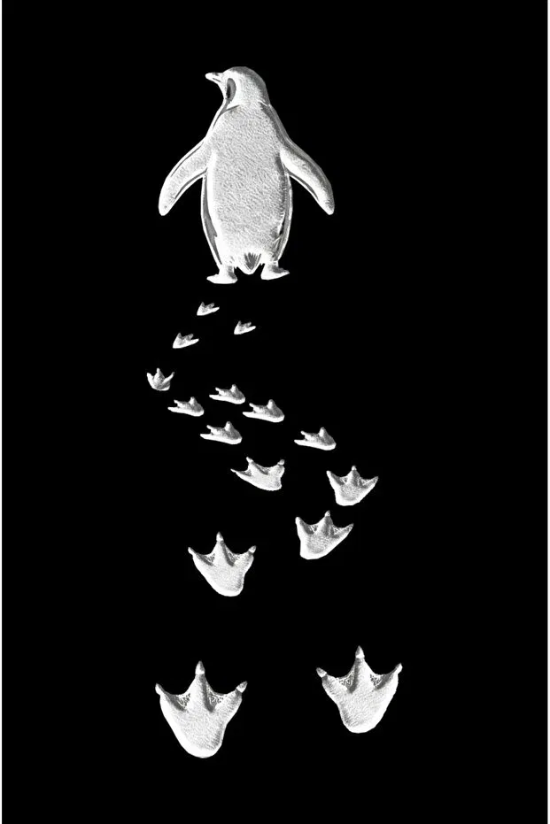Мужская футболка с принтом Nihilistic Penguin Vexor, Black — фото 3