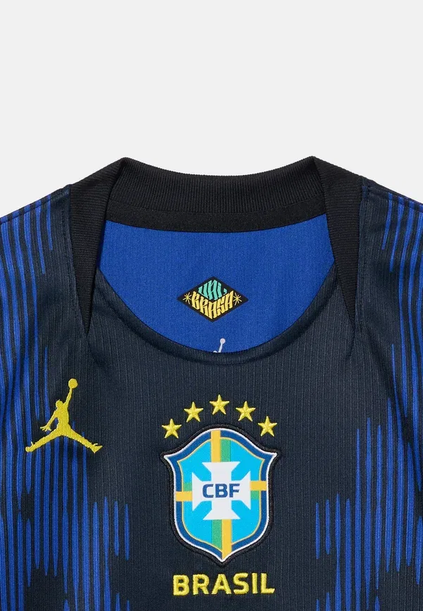 Футбольная джерси с принтом Brasil CBF Away Stadium Jersey, Nike Performance, Old Royal/Black, черный — фото 4