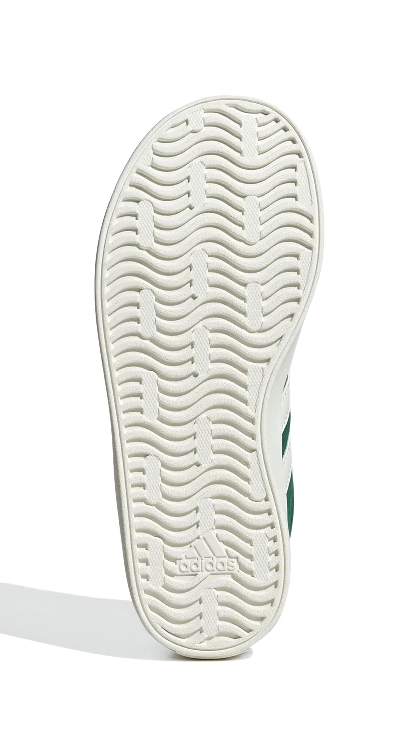 Детские кроссовки на шнуровке Adidas VL Court 3.0, зеленый — фото 4