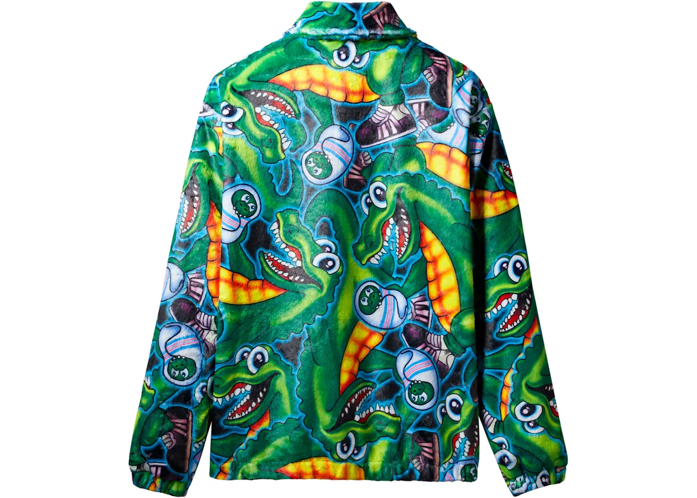 Мужской пуховик с искусственным мехом Ms. Croc Adidas, зеленый — фото 2