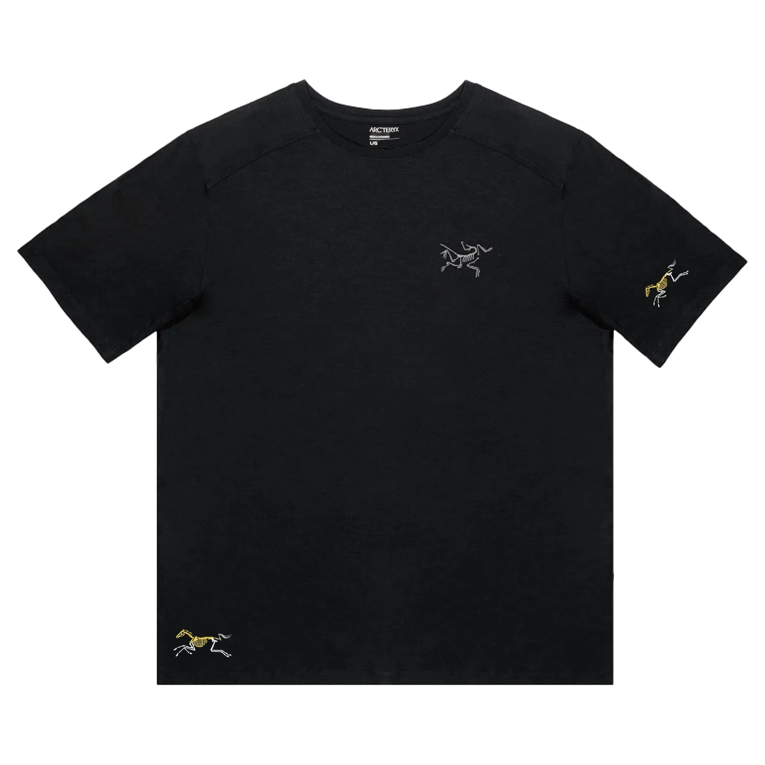 Футболка унисекс с круглым вырезом KRAGG Arcteryx, Black