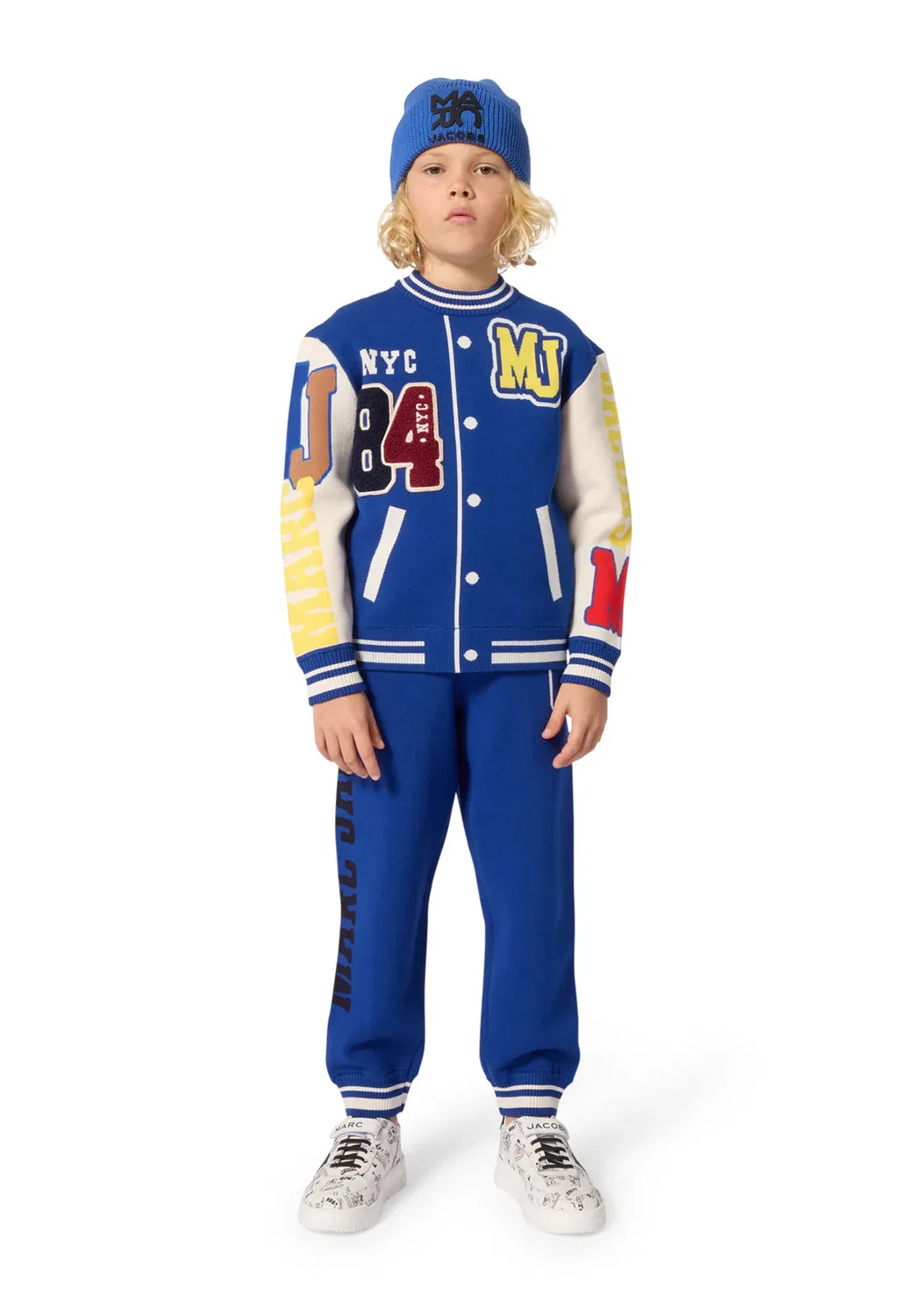Pantalon en tricot - спортивные штаны Marc Jacobs Kids, Amiral