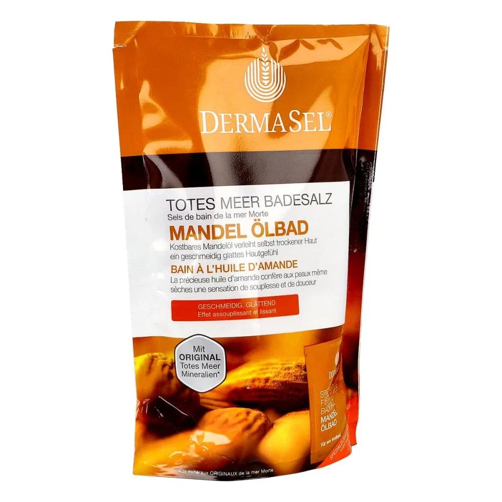 Соль для ванн Dermasel с маслом миндаля, 1 шт