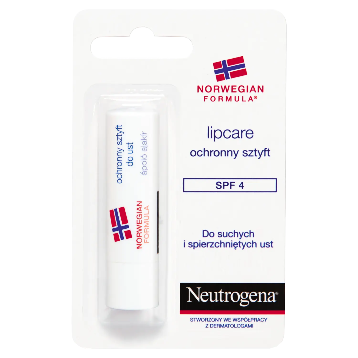 

Neutrogena Formuła Norweska защитная губная помада SPF4, 4,5 г