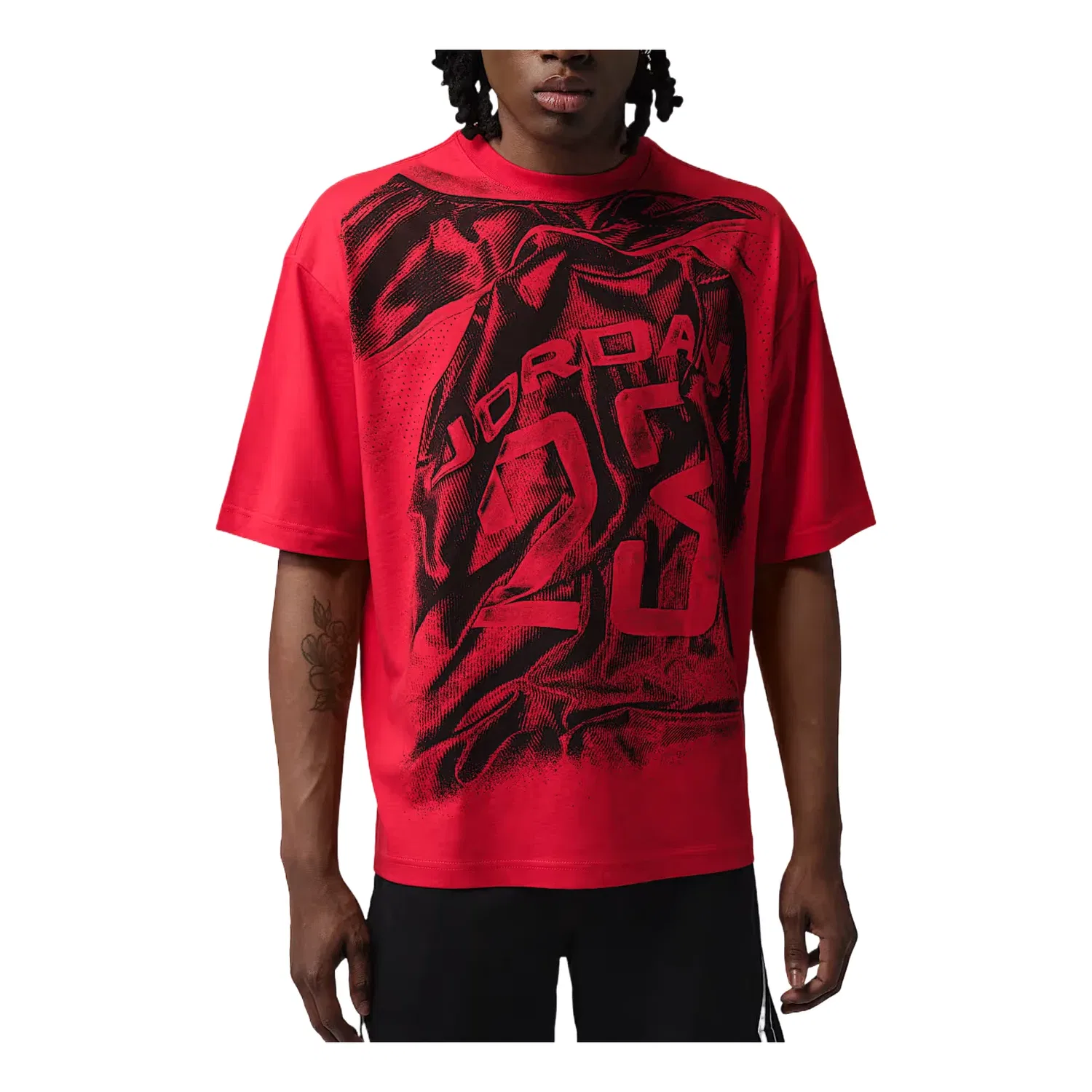 Мужская футболка Jordan Sport Dri-FIT T-Shirt University Red Black, красный