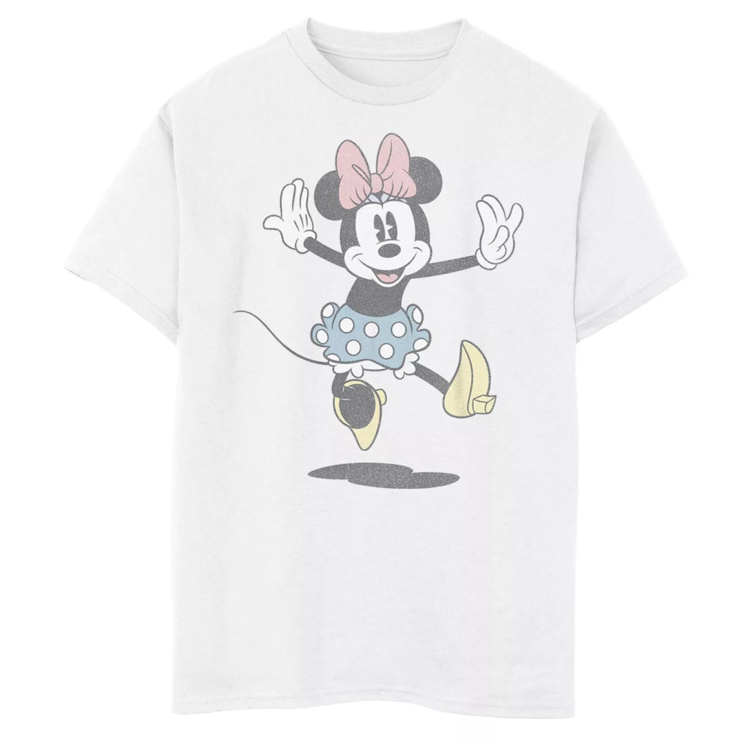 

Футболка Disney's Mickey Mouse с рисунком Jumping Minnie для мальчиков 8–20 лет Disney, белый
