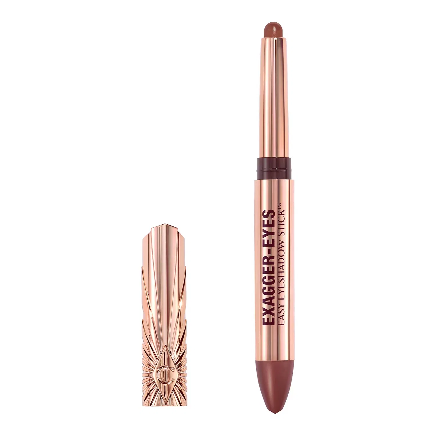 Тени для век Exagger-Eyes Easy Eyeshadow Stick, 1,6 г, с эффектом матового блюра, CHARLOTTE TILBURY, Cocoa Cherry Sculpt