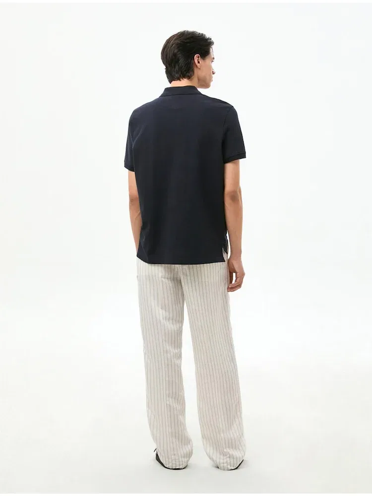 Футболка поло с коротким рукавом, Regular Fit, модель 1985 TOMMY HILFIGER, Dark Blue — фото 3