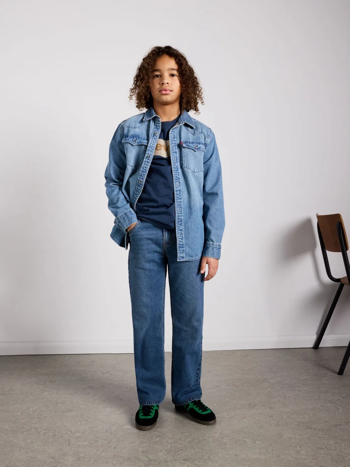Рубашка Western Levi's, синий — фото 3