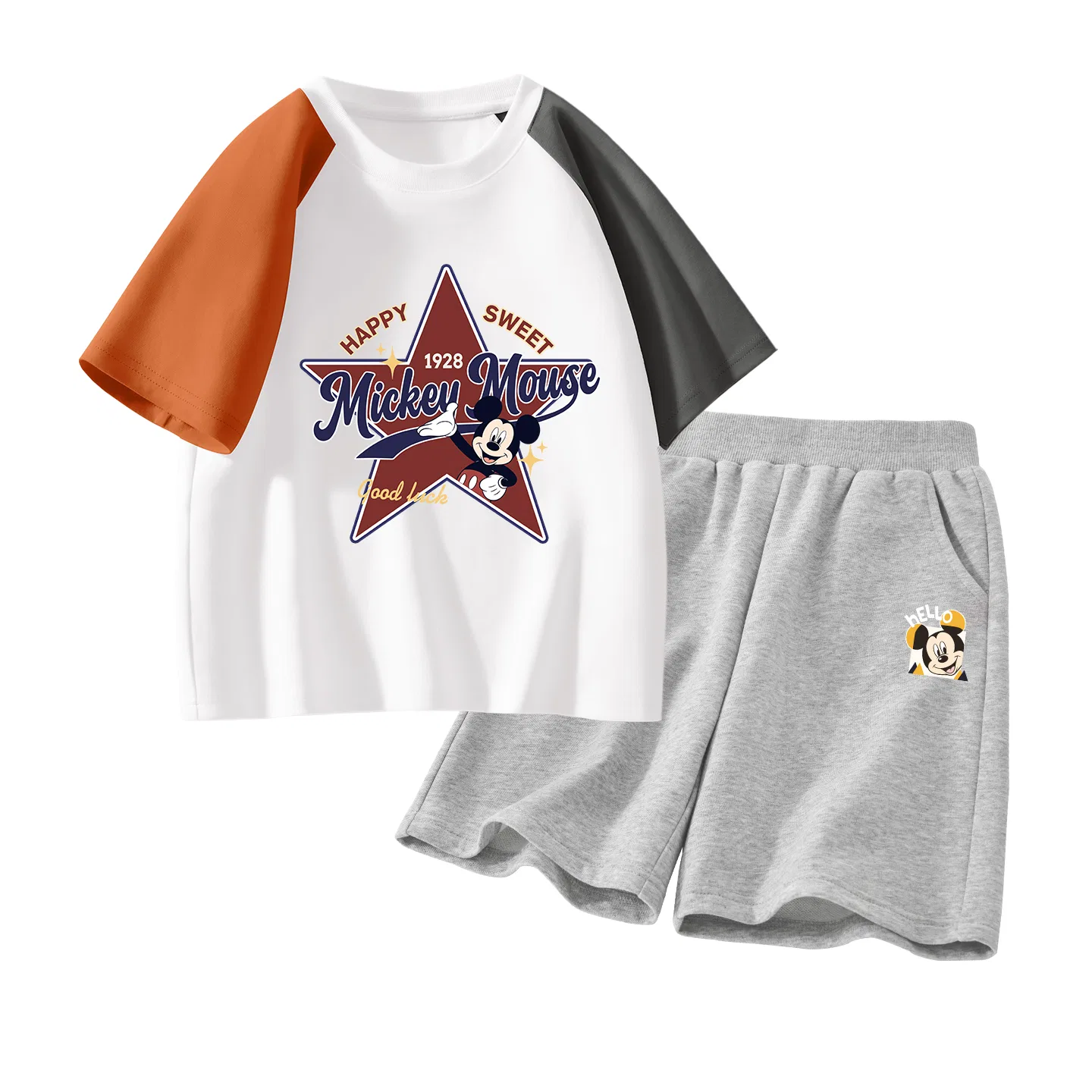 Спортивный костюм для детей Disney Mickey Orange Gray