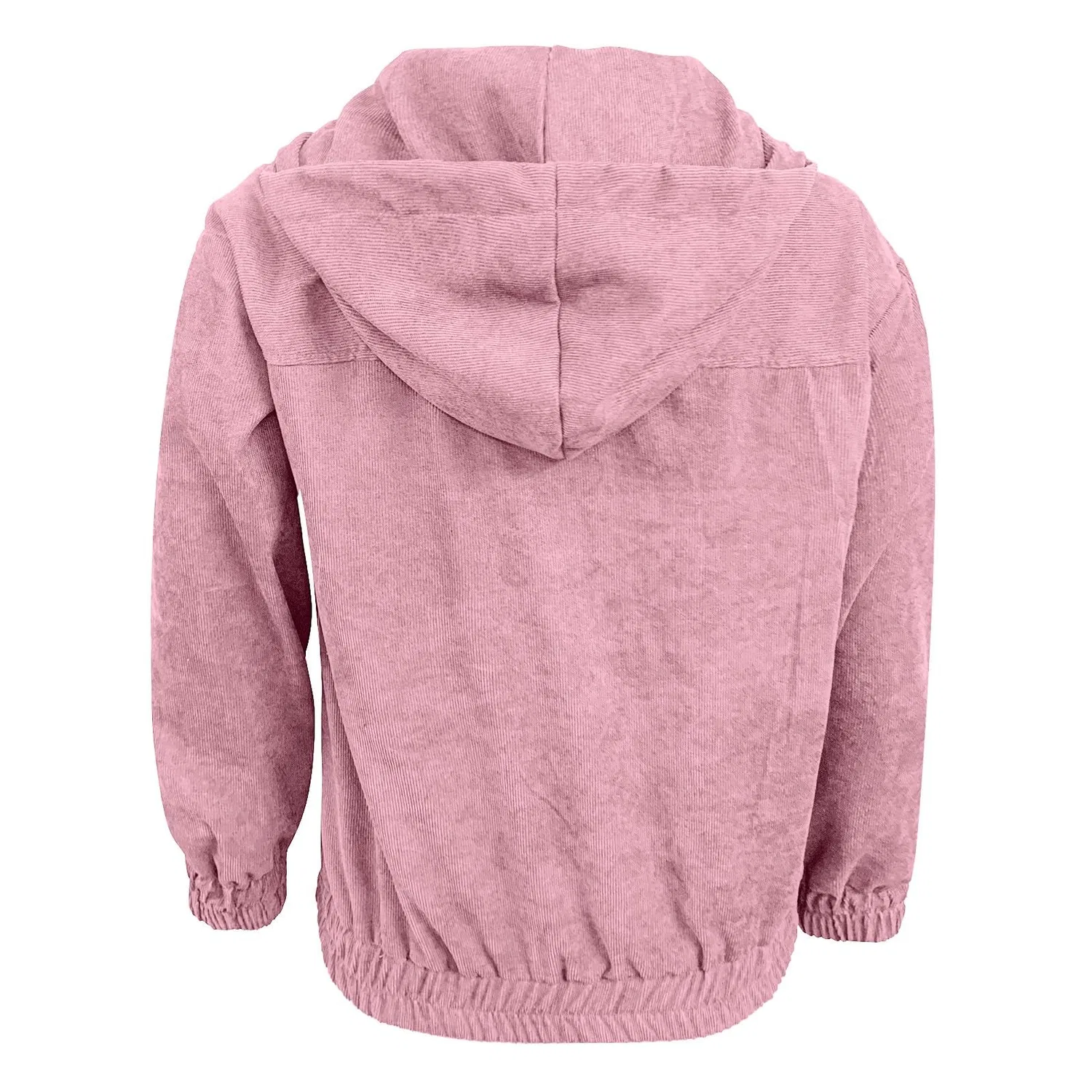 Женское пальто из вельвета с молнией Shacket Zip Up, Rosso — фото 3