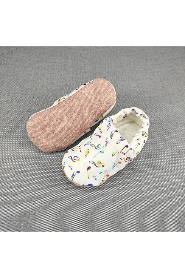 Детские пинетки для девочек из трикотажа Loove Bebe, White