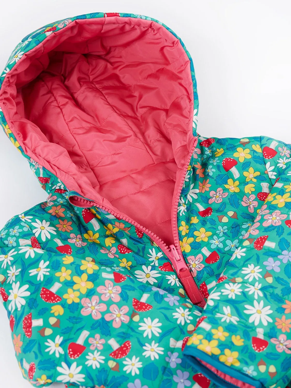 Куртка утепленная Reversible Toasty Trail Frugi, розовый — фото 3