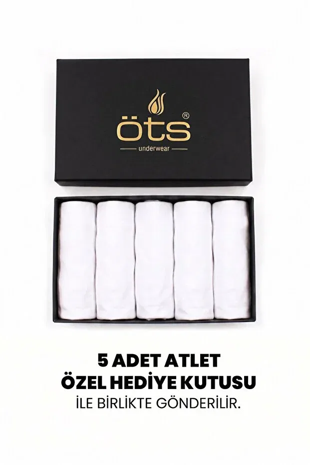 Детское для мальчиков нижнее белье хлопковое комплект 5 шт Premium boys' 5-piece Öts, White — фото 3